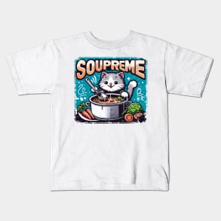 Feline Chef's Soupreme Kids T-Shirt